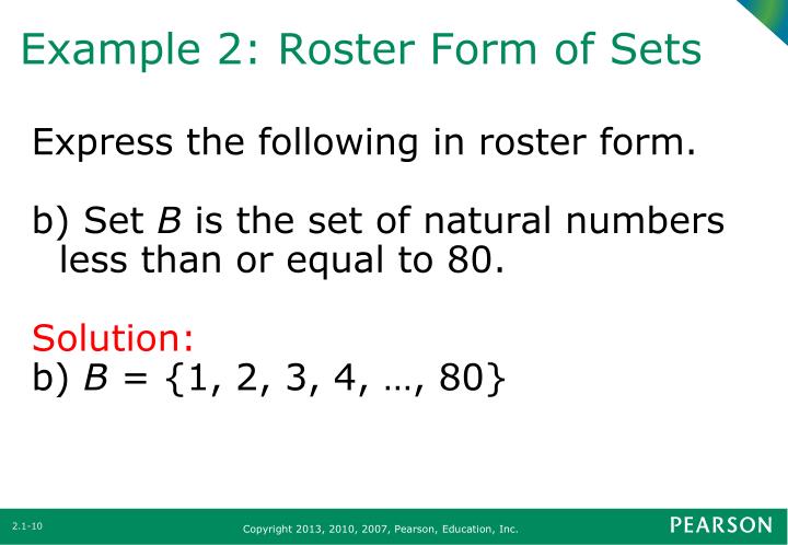 ppt section 2 1 set concepts powerpoint presentation id 5655824 set roster form