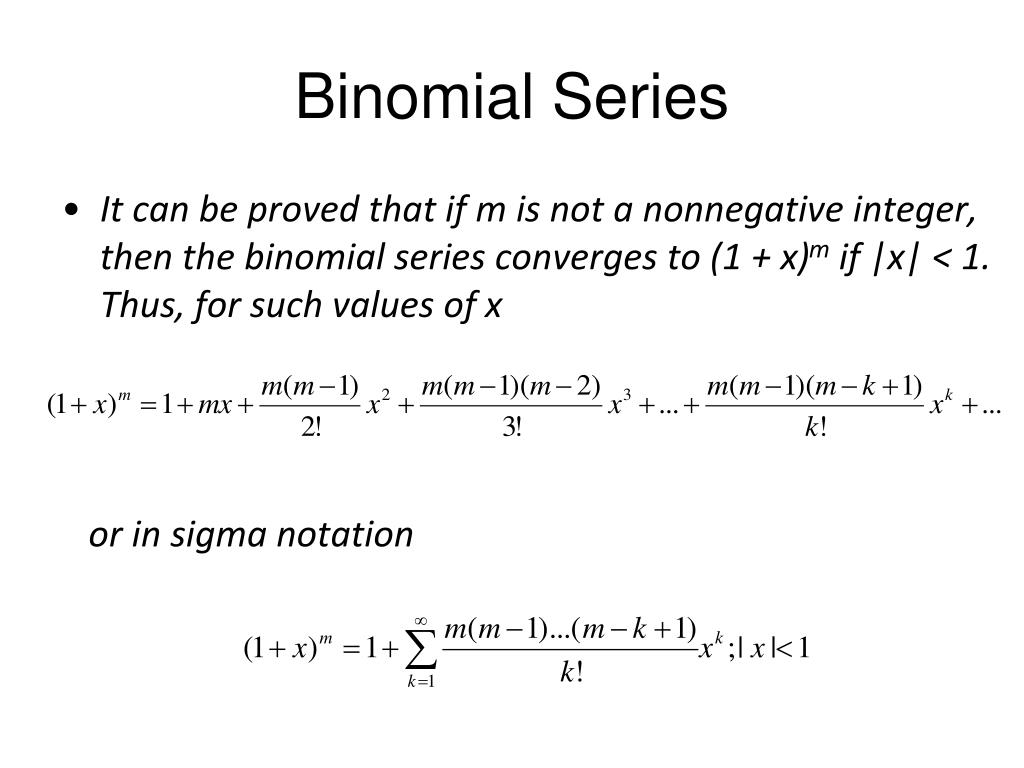 Convergence Of Taylor Series