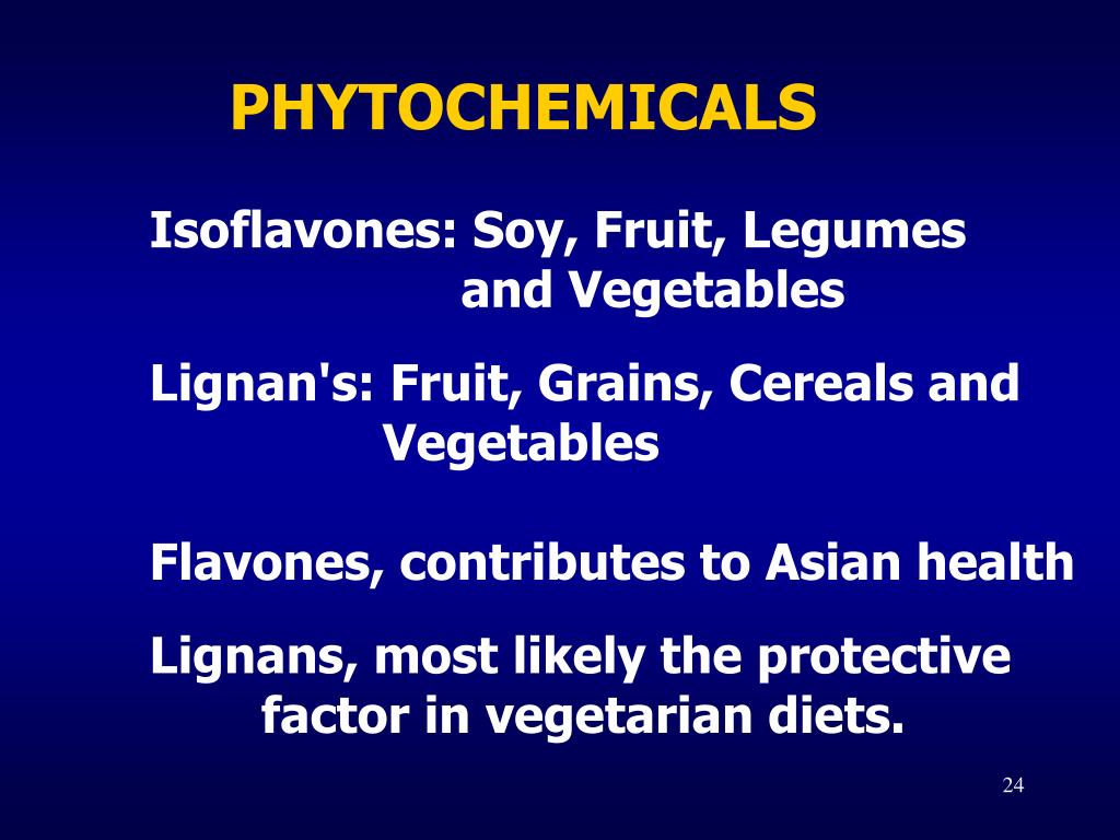 PPT - PLANT FOODS AND DISEASE PREVENTION Phytochemicals PowerPoint ...