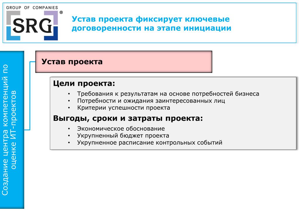 Что такое бизнес цель проекта устав проекта Устав проекта по созданию игры