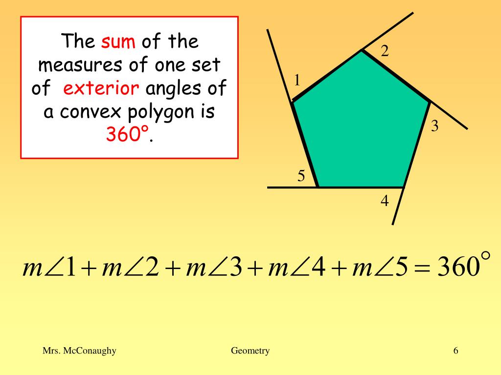 PPT - Polygon Exterior Angle Sum Theorem PowerPoint Presentation, free ...