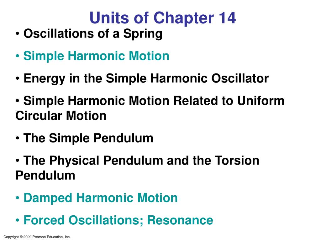 PPT - Chapter 14 Oscillations PowerPoint Presentation, Free Download ...