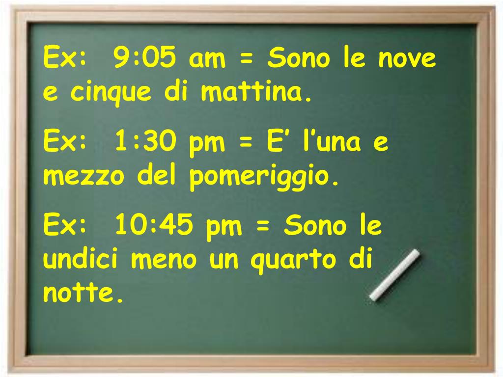 10 E Un Quarto Che Ore Sono PPT - Che ora e’/ Che ore sono? PowerPoint Presentation, free download