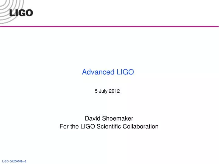 advanced ligo n.