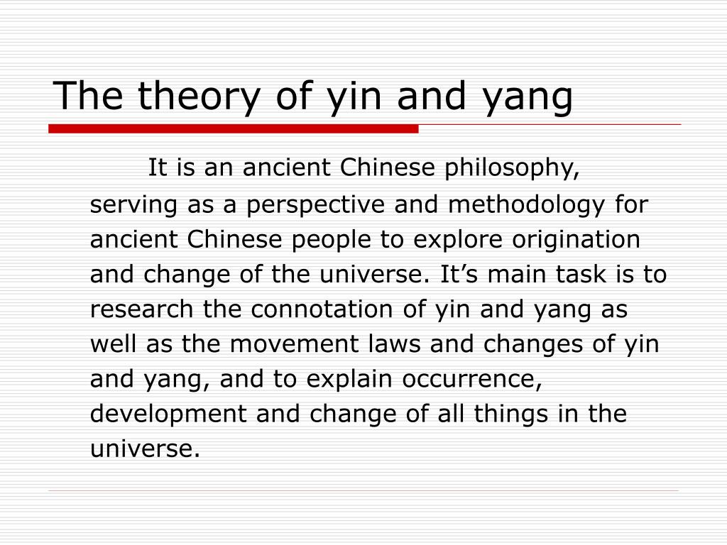 PPT Theory Of Yin yang PowerPoint Presentation Free Download ID 