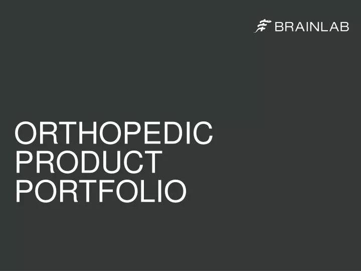 orthopedic product portfolio n.