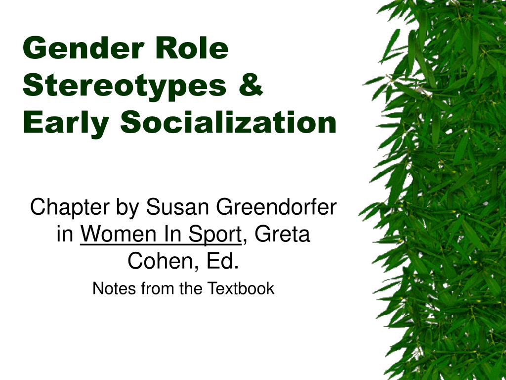 Gender gender socialization theories