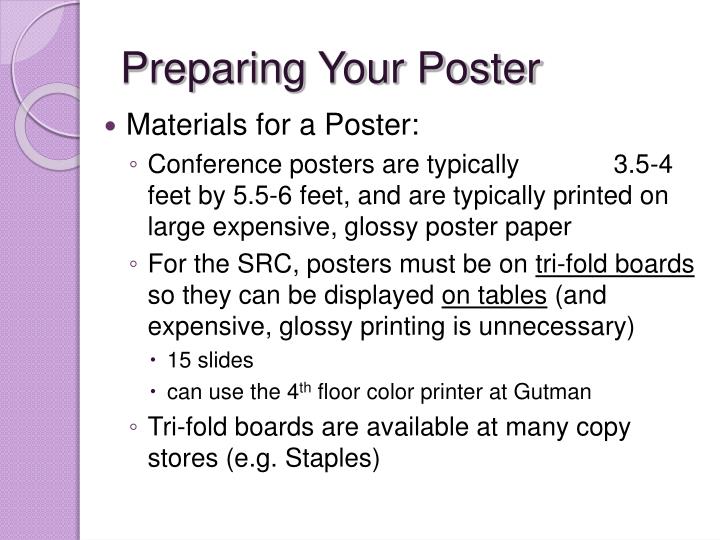 how to prepare poster presentation in powerpoint
