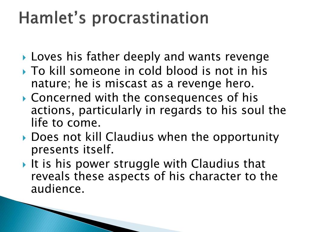 hamlet procrastination essay