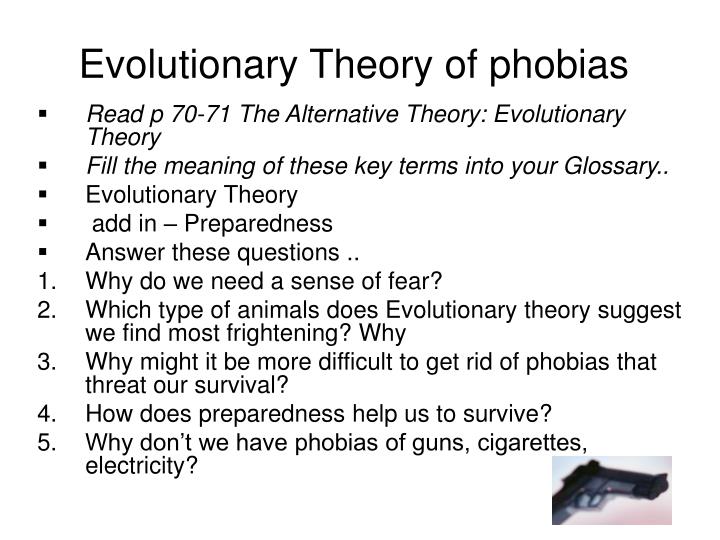 Preparedness theory of phobias