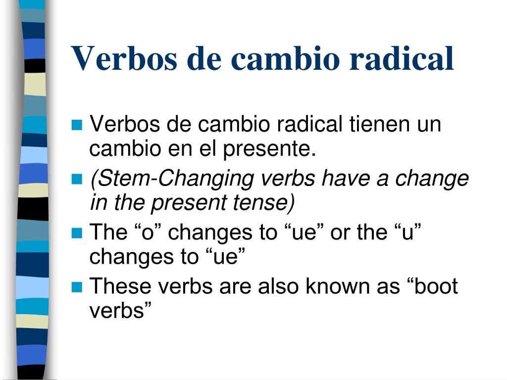 ppt-verbos-de-cambio-radical-o-ue-u-ue-powerpoint-presentation-id-5663349