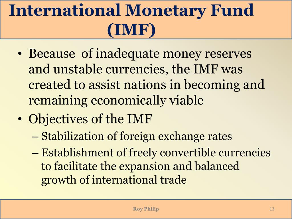 international monetary fund definition