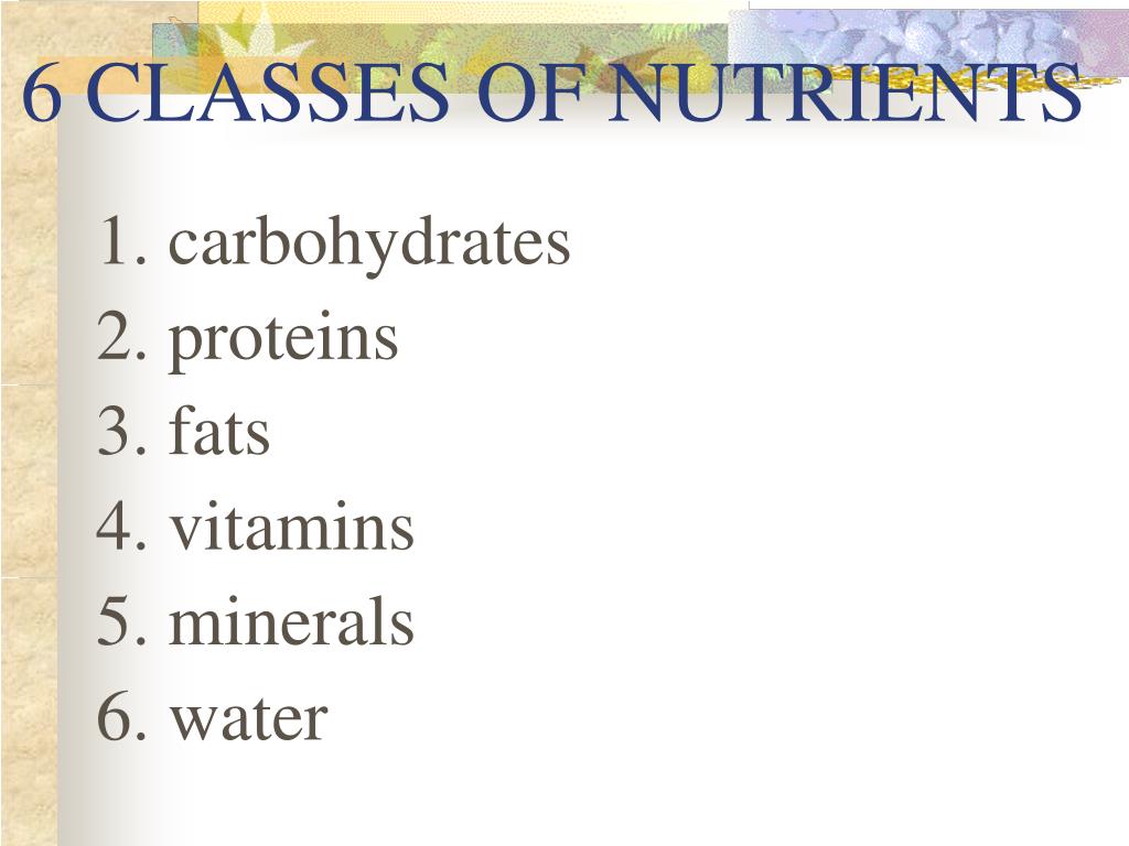 presentation on nutrients