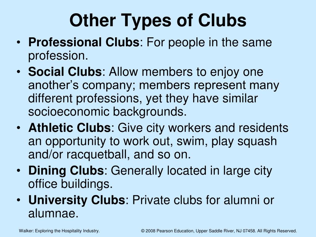 PPT Chapter 11 Clubs PowerPoint Presentation, free download ID5664956