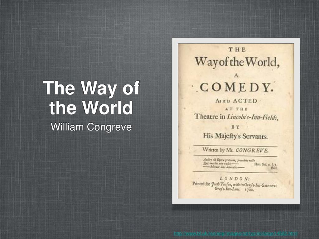 PPT The Way of the World PowerPoint Presentation, free download ID