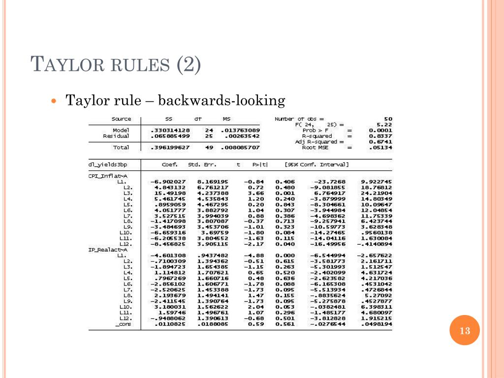 PPT - ON THE ROMANIAN YIELD CURVE: THE EXPECTATIONS HYPOTHESIS AND ...