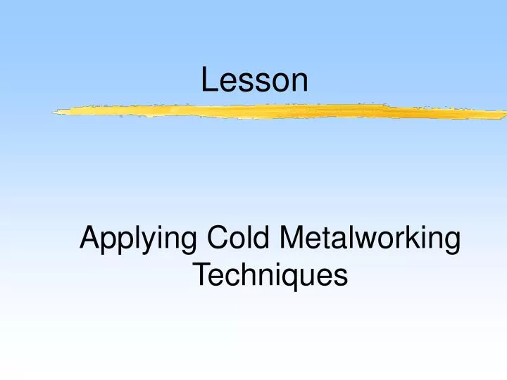 lesson n.