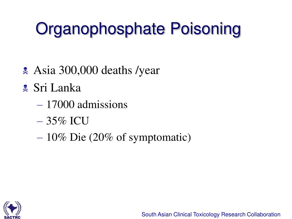 organophosphate poisoning ppt organophosphate poisoning ppt