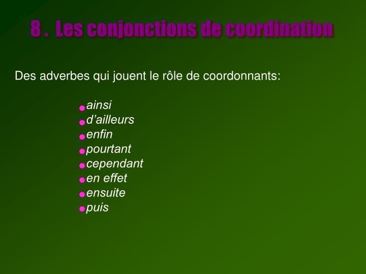 Exemple De Conjonction De Coordination PPT - Les classes de mots PowerPoint Presentation - ID:5669617