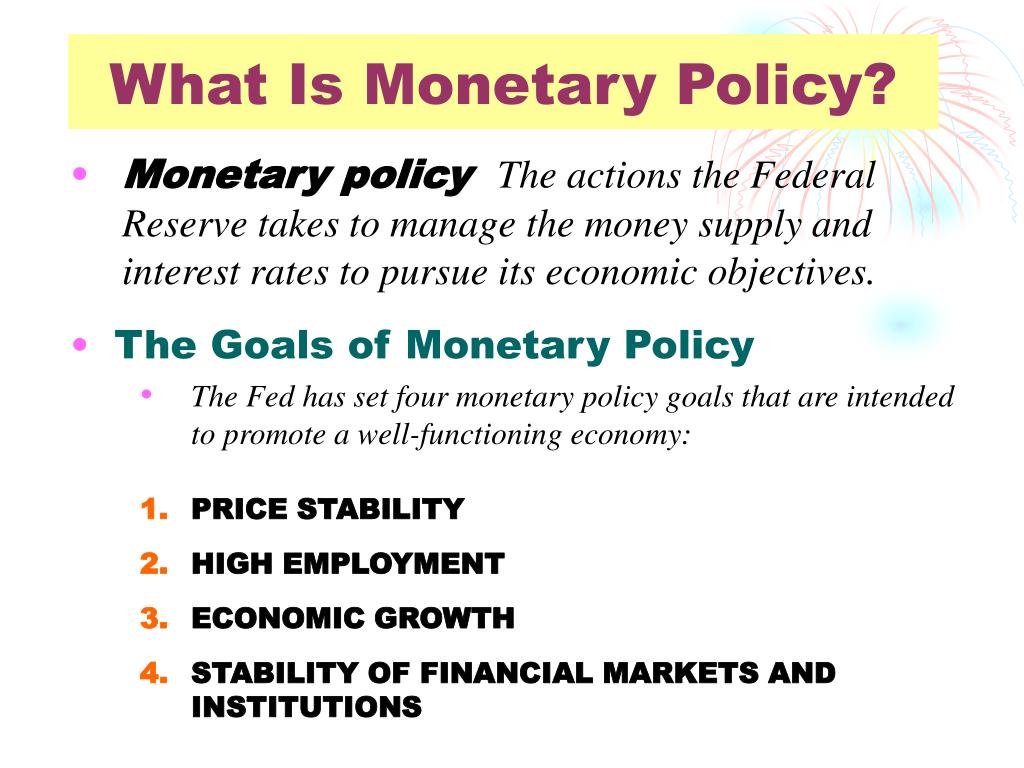 thesis of monetary policy