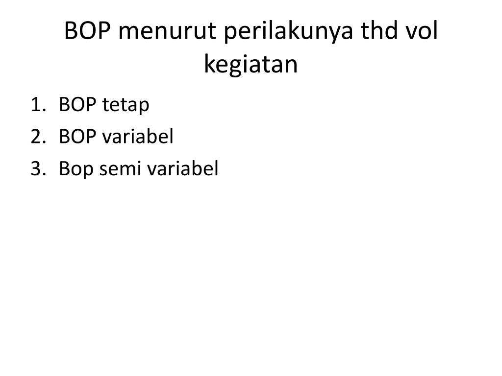 PPT BIAYA OVERHEAD PABRIK PowerPoint Presentation free download ID