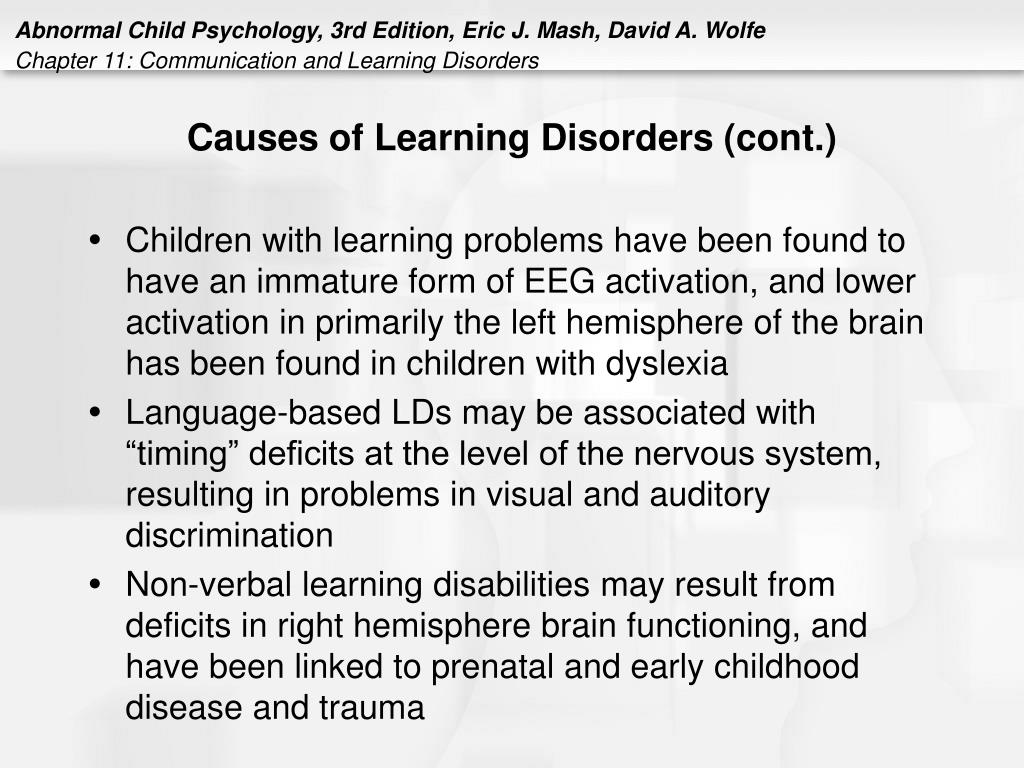 case study learning disorders