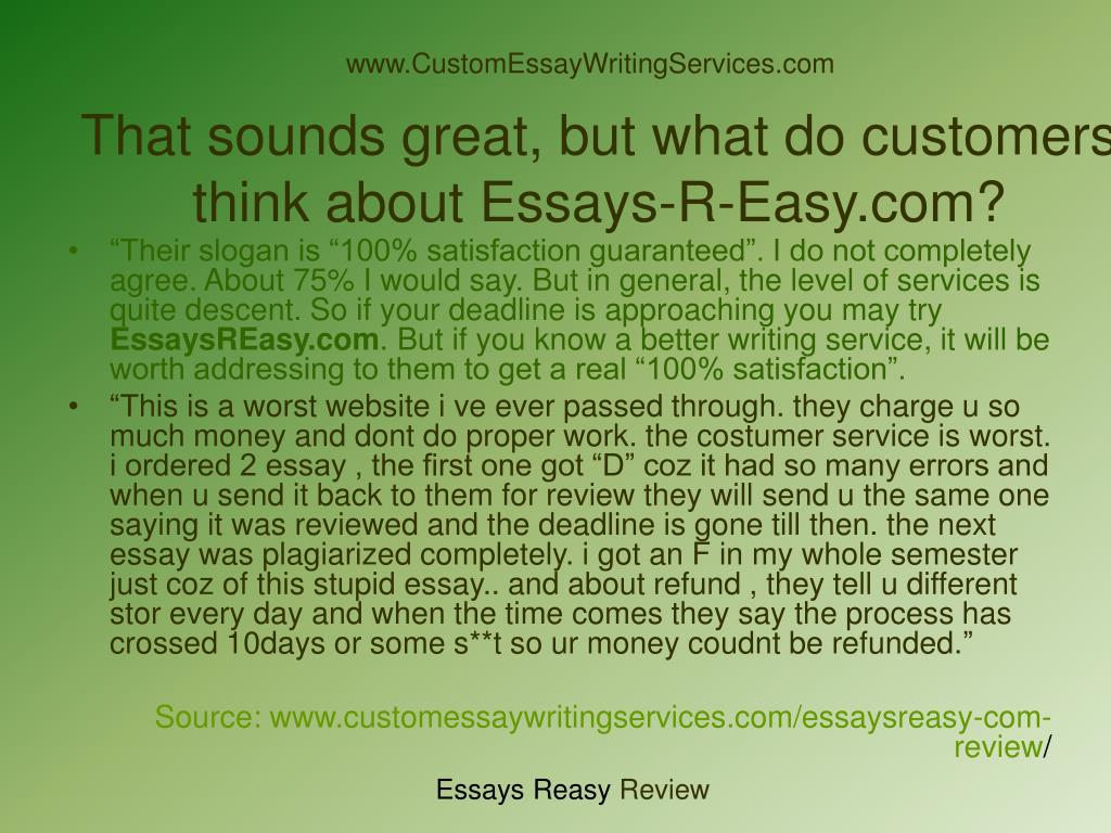 The best custom essay
