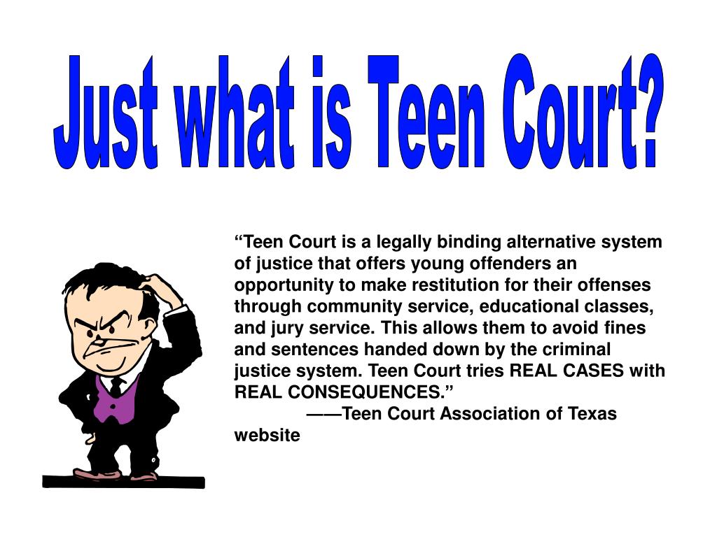 Development Of The Teen Court