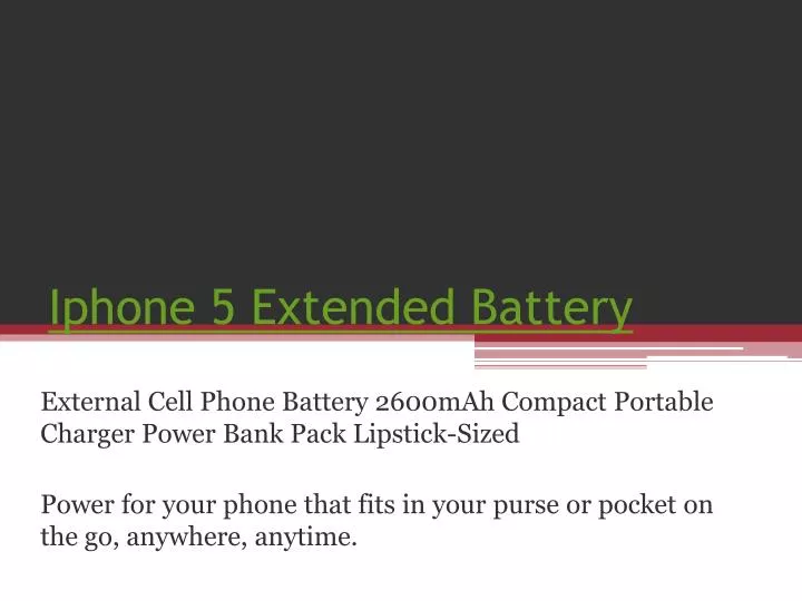 iphone 5 extended battery n.