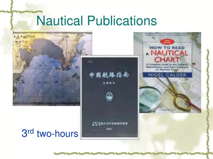 PPT Nautical Publications PowerPoint Presentation, free download ID