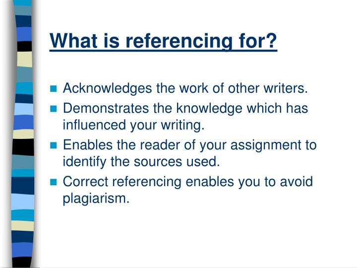 referencing in powerpoint