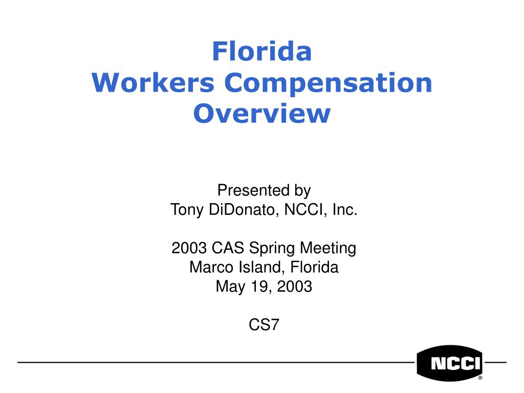 PPT Florida Workers Compensation Overview PowerPoint Presentation