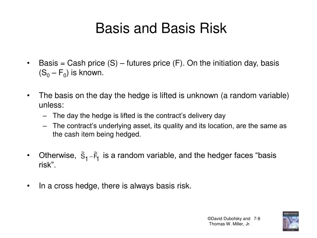 PPT - Chapter 7 Risk Management with Futures Contracts PowerPoint  Presentation - ID:5674105