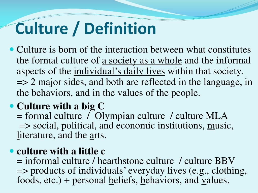 cultural notion definition cultural notion definition
