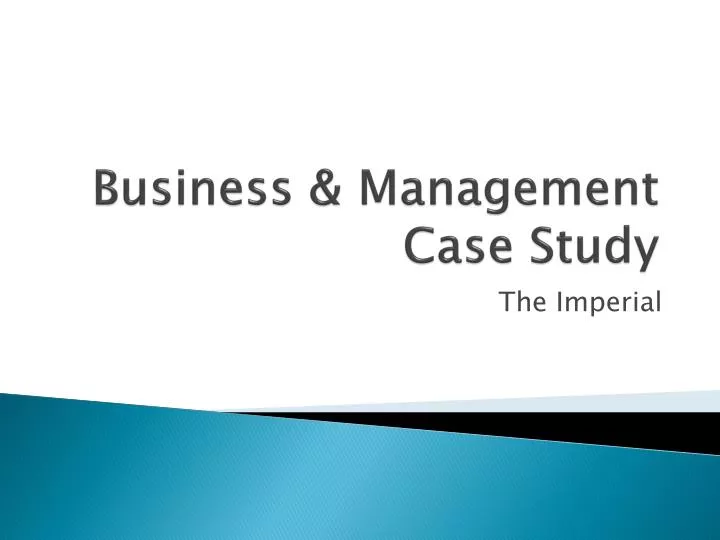 what is case study in business management