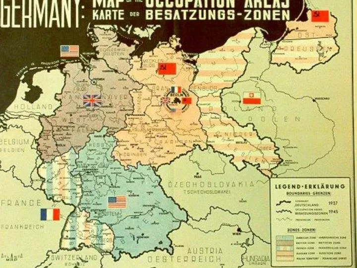 Gründung Der Bundesrepublik Deutschland 1949 PPT - 1949 Gründung zweier deutscher Staaten PowerPoint Presentation