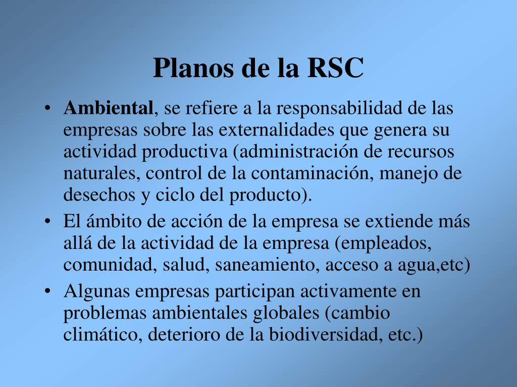 Plan De Rsc PPT - Responsabilidad Social Corporativa, en un Marco de Desarrollo ...