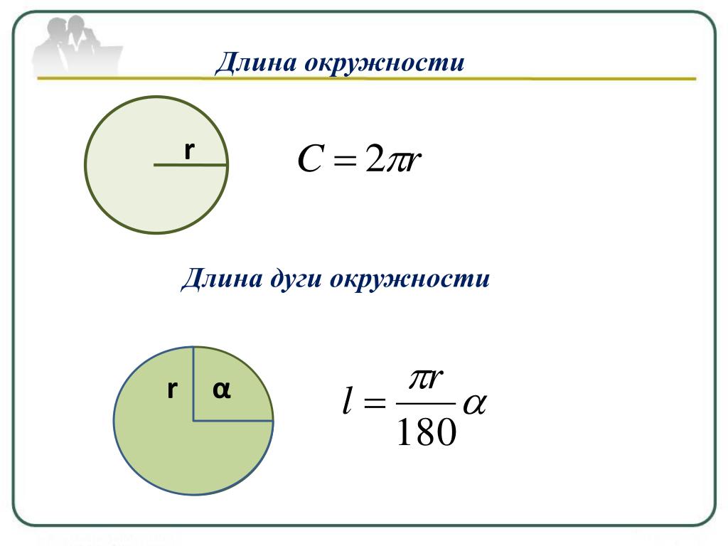 Формула длины круга. Длина дуги окружности формула через диаметр. Длина дуги круга формула. Длина окружности и длина дуги окружности. Длина окружности длина дуги.