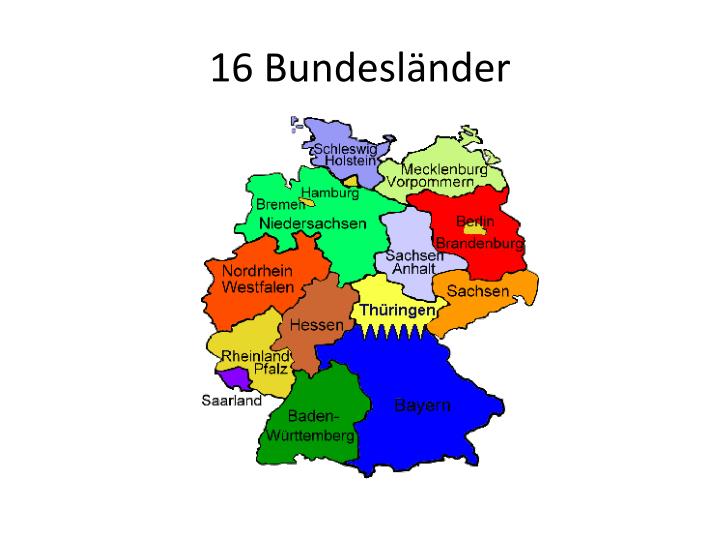 16 Bundesländer Und Ihre Hauptstädte Pdf PPT - Deutschland Das Politische System PowerPoint Presentation - ID