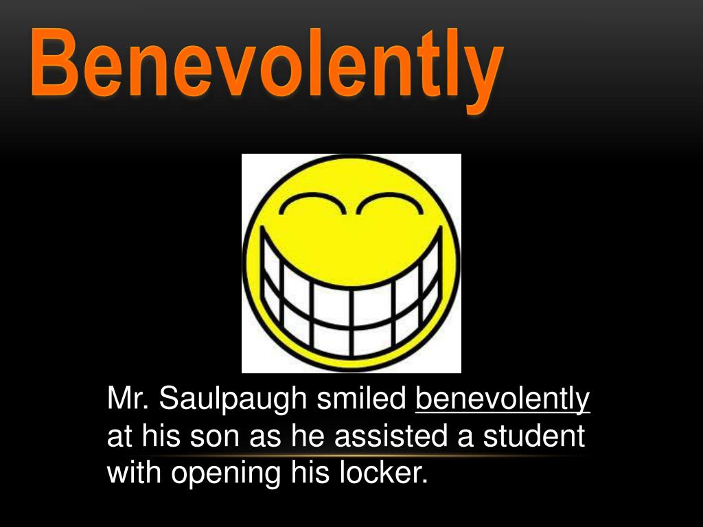 PPT Benevolence Noun PowerPoint Presentation Free Download ID 