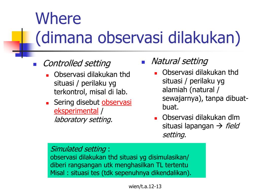 PPT Pertimbangan2 Dlm Observasi  PowerPoint Presentation 