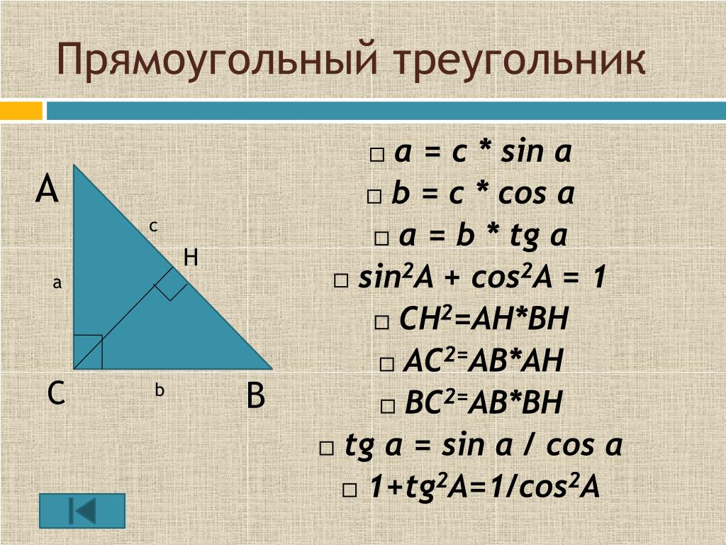 A2 ac c. Прямоугольный треугольник. Cos в прямоугольном треугольнике. Синус b в прямоугольном треугольнике. Sin cos TG В прямоугольном треугольнике.