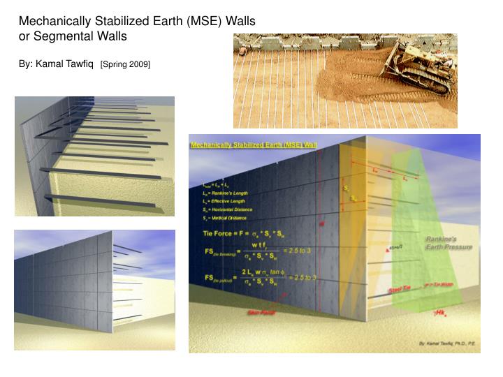 Mechanically Stabilized Earth Wall Design Mechanically Stabilized