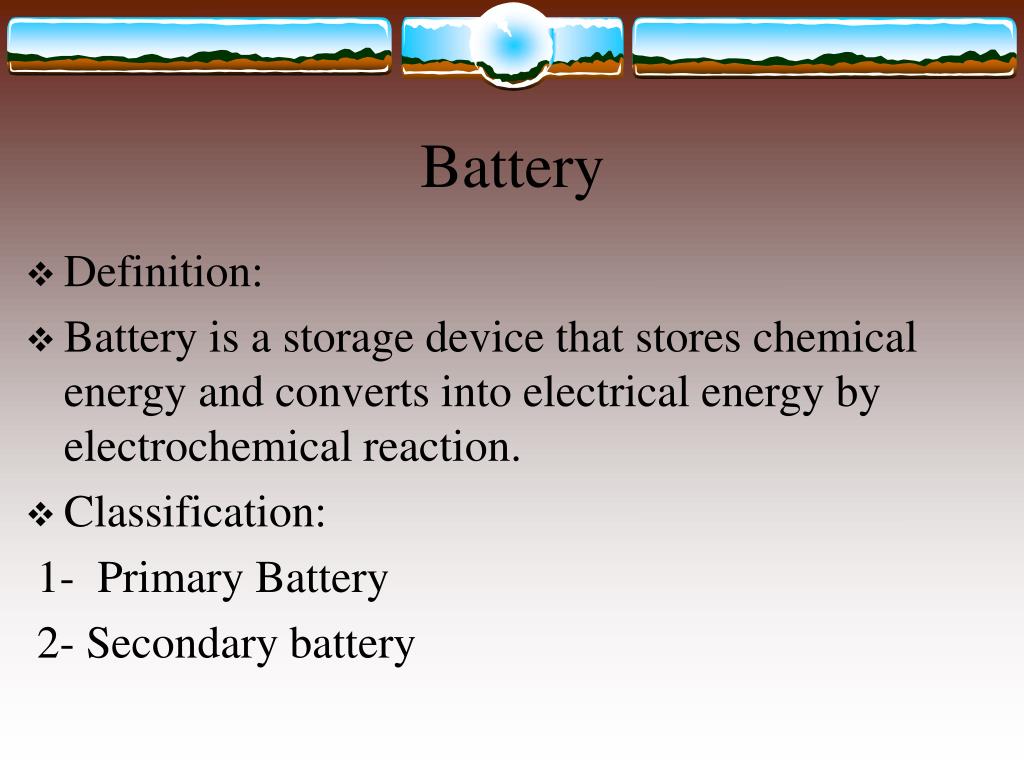 PPT - Battery PowerPoint Presentation, free download - ID:5678252