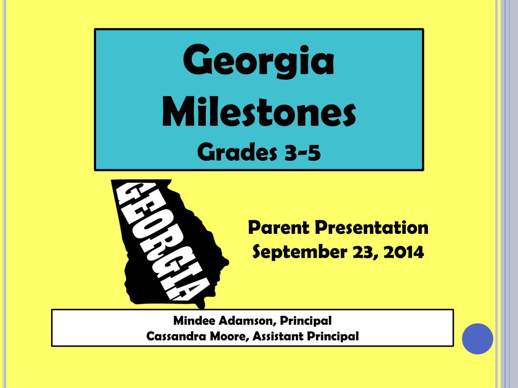PPT Milestones Grades 35 PowerPoint Presentation, free