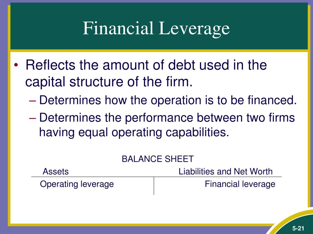 PPT - Operating And Financial Leverage PowerPoint Presentation, Free ...