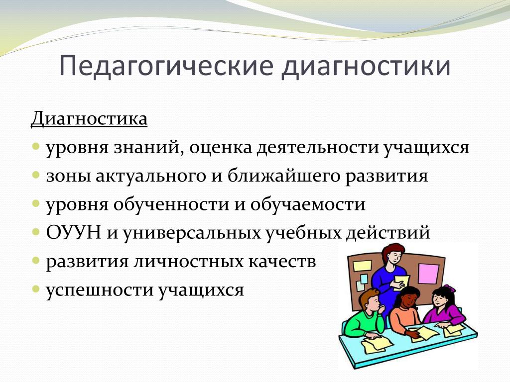 Педагогическая диагностика уровни. Педагогическая диагностика. Приемы диагностики в педагогике.