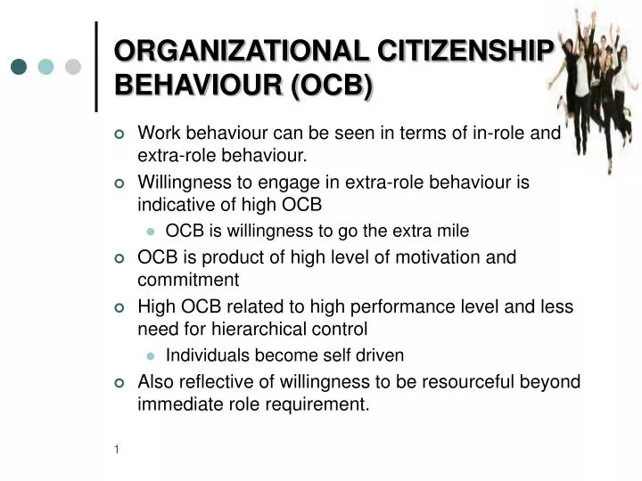 case study organizational citizenship behaviors