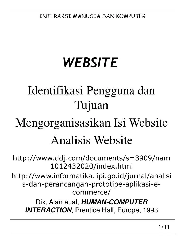 website n.