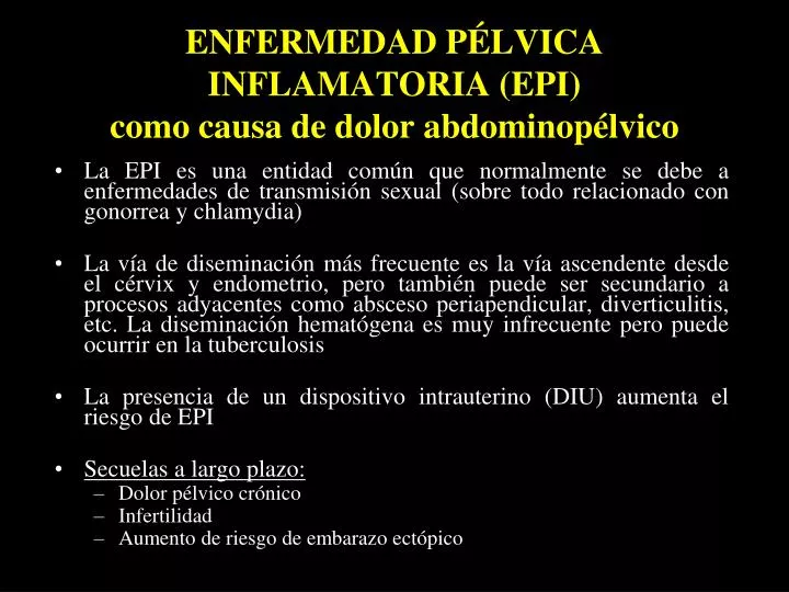 Tomografía computarizada para el dolor pélvico